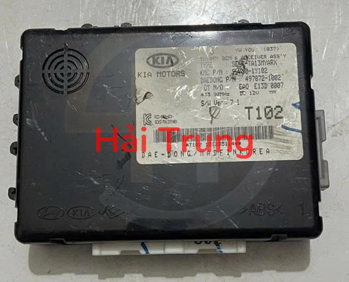 954001Y102 Hộp điều khiển thân xe BCM Kia Morning 2011-2017 Tháo Xe