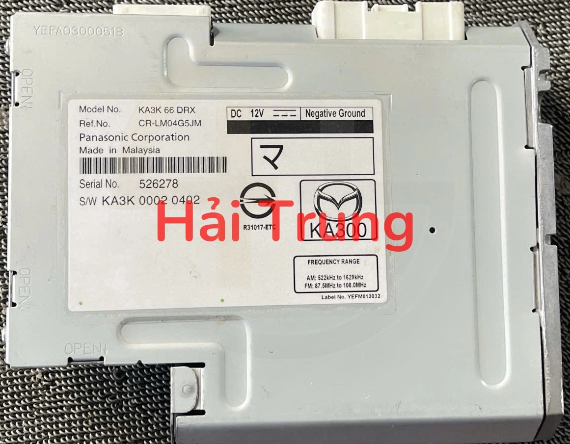 Hộp khuếch đại âm thanh Âm ly Mazda CX-5 Tháo Xe KA3K-66-DRX KA3K66DRX
