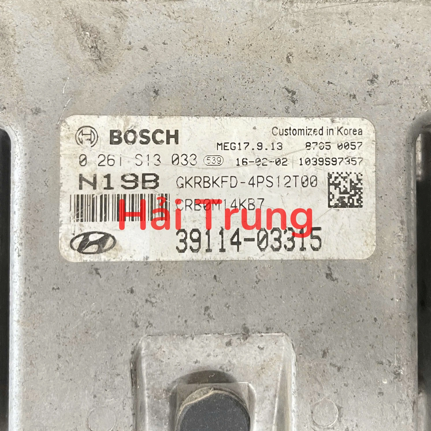 Hộp điều khiển động cơ ECU ECM Hyundai Accent Bule 2012 39114-03315 3911403315