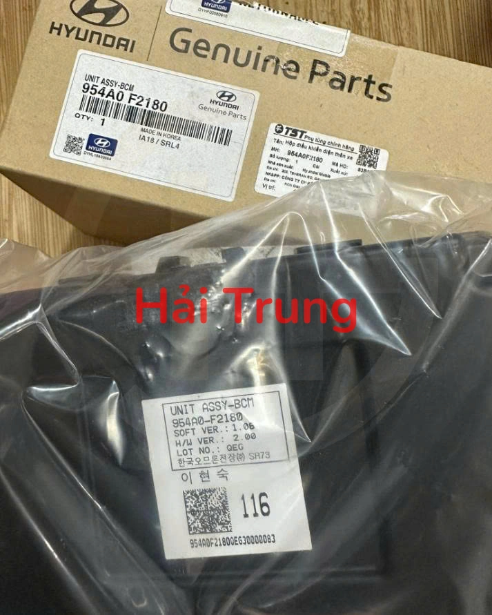 954A0F2180 Hộp điều khiển thân xe Hyundai Elantra 2018-2021