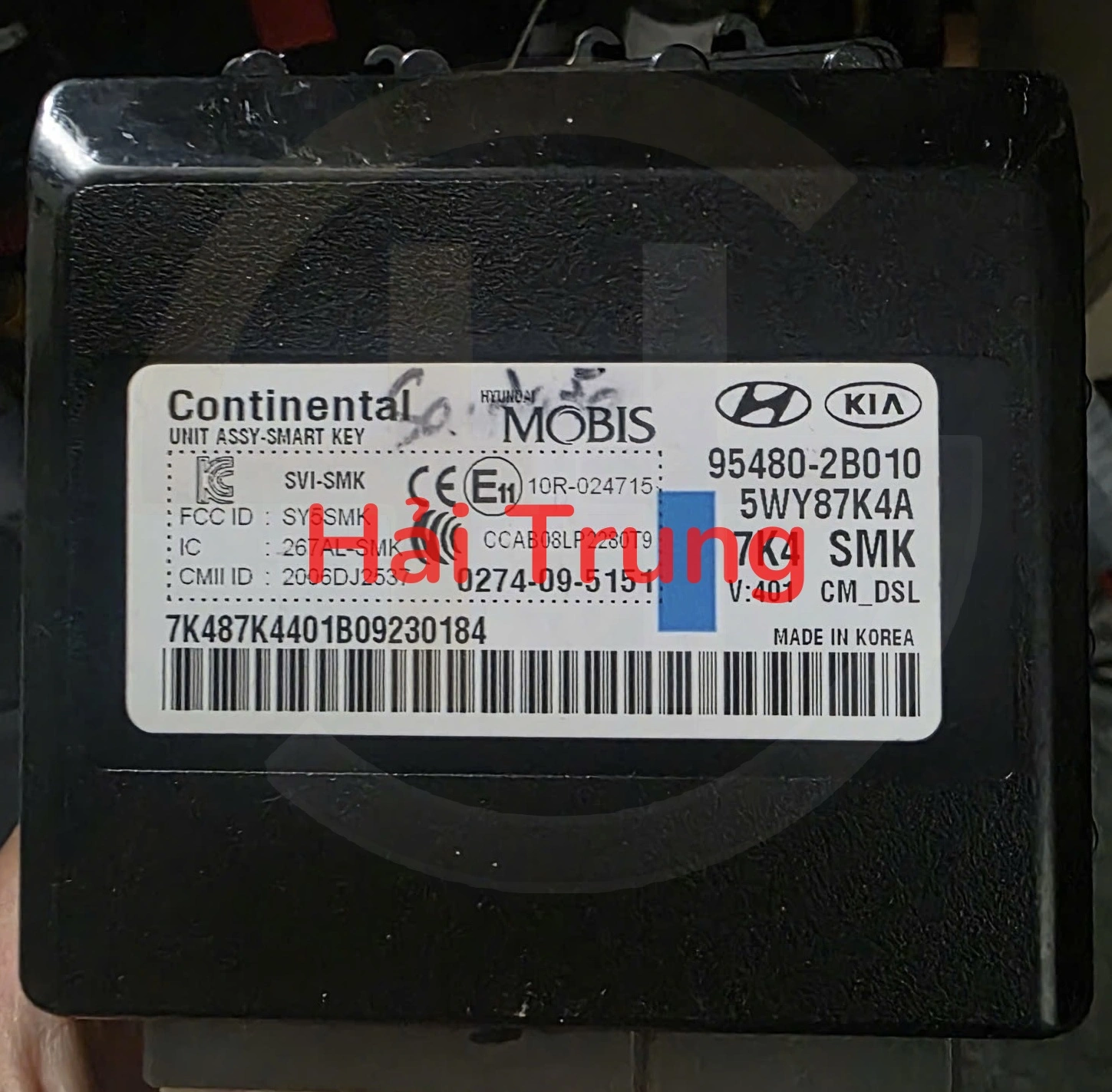 Hộp điều khiển khóa thông minh Smart Key Hyundai Santafe 2009-2012 Tháo Xe 954802B010