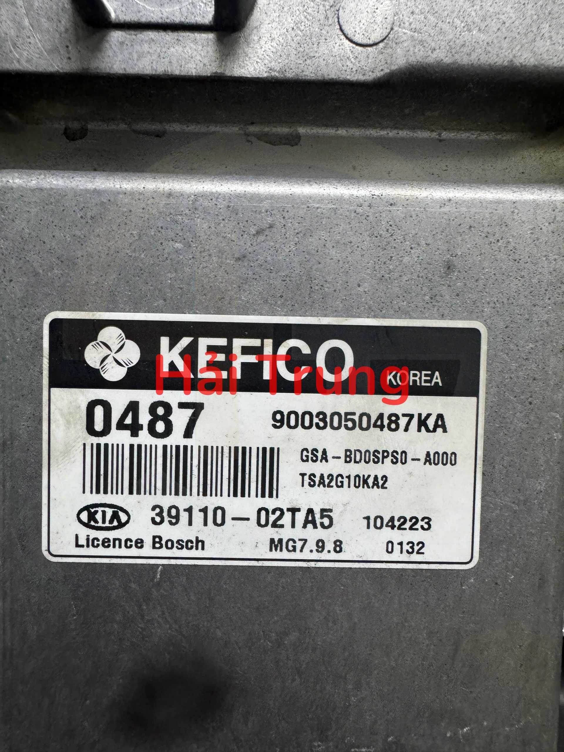 Hộp điều khiển động cơ Hộp đen ECU Kia Morning Tháo Xe 3911002TA5