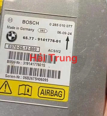Hộp điều khiển túi khí BMW dòng E70 (X5) và E71 (X6) Tháo Xe 9141776