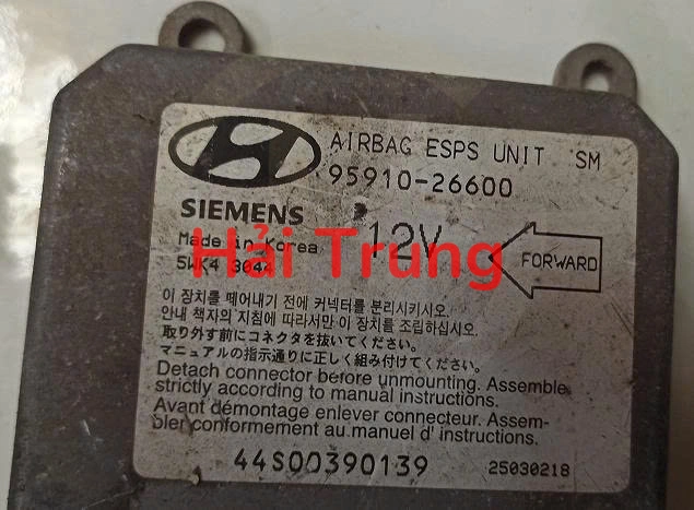 9591026600 Hộp điều khiển túi khí Hyundai Santafe Gold 2004 Tháo Xe