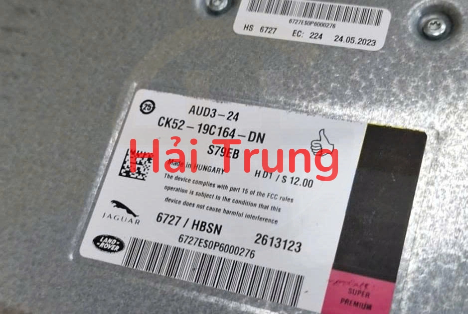 Hộp khuếch đại âm thanh (amply) Land Rover Range Rover Tháo Xe CK52-19C164-DN CK5219C164DN