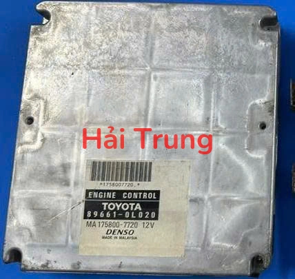 Hộp điều khiển động cơ Hộp đen ECU Toyota Hiace 2KD Tháo Xe 89661-0L020