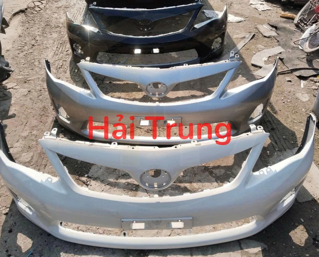 Cản trước Toyota Altis 2010 Tháo Xe 3 màu Trắng, Bạc, Đen