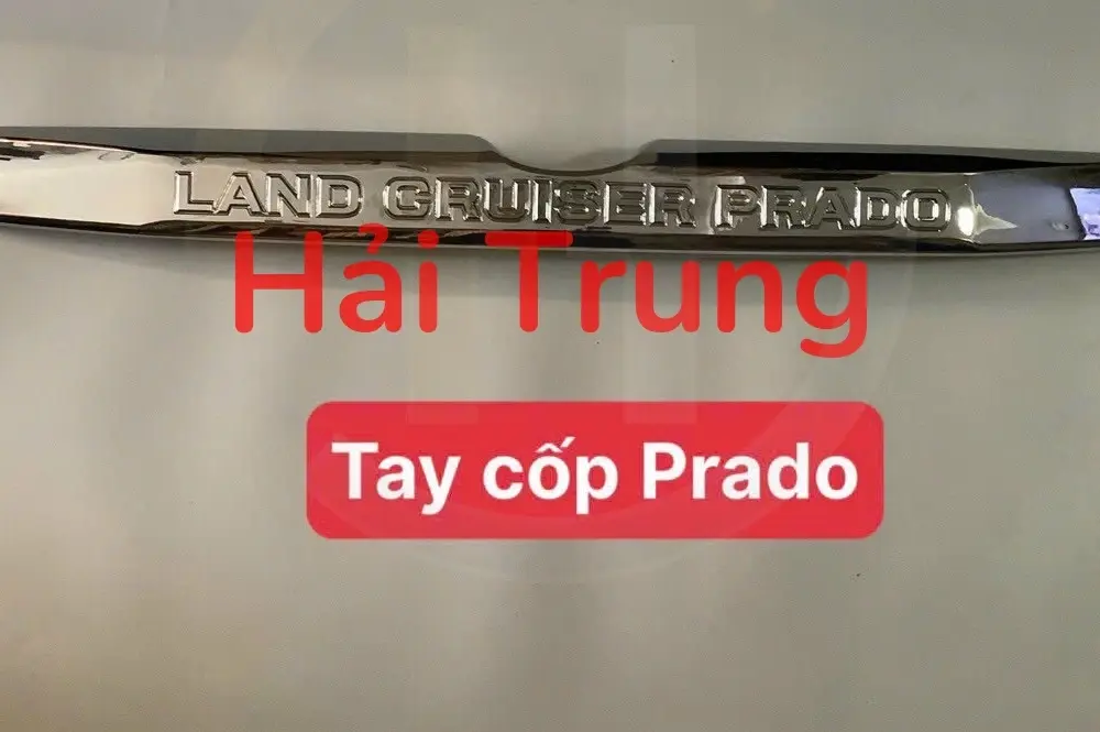 Ốp tay mở cốp Land Cruiser Prado