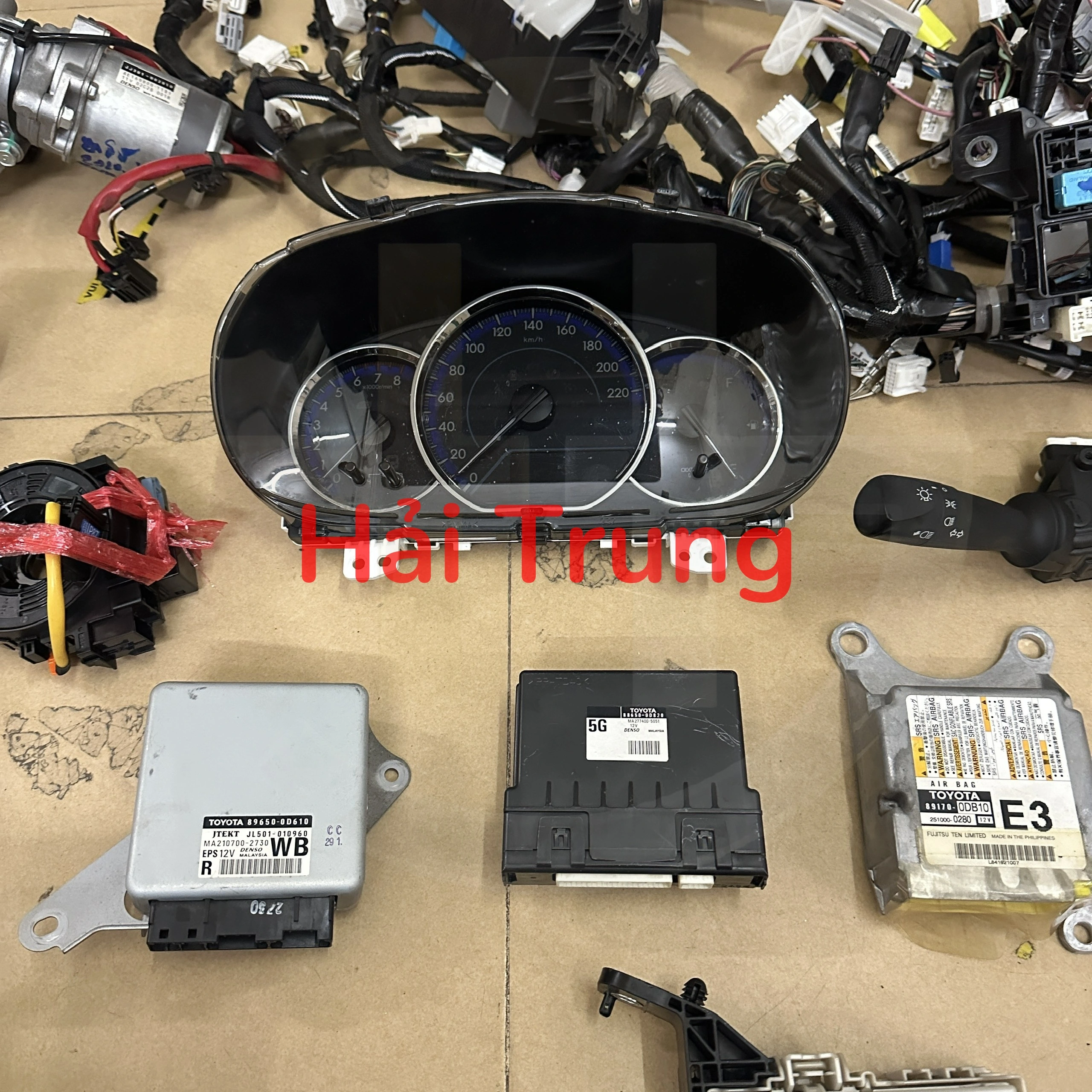 Đồng hồ táp lô Toyota Vios Yaris 2018 2019 2020 Tháo Xe