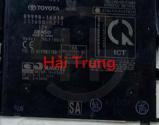 Hộp chìa khóa Smart Key Toyota Corolla Cross Tháo Xe 89990-16100
