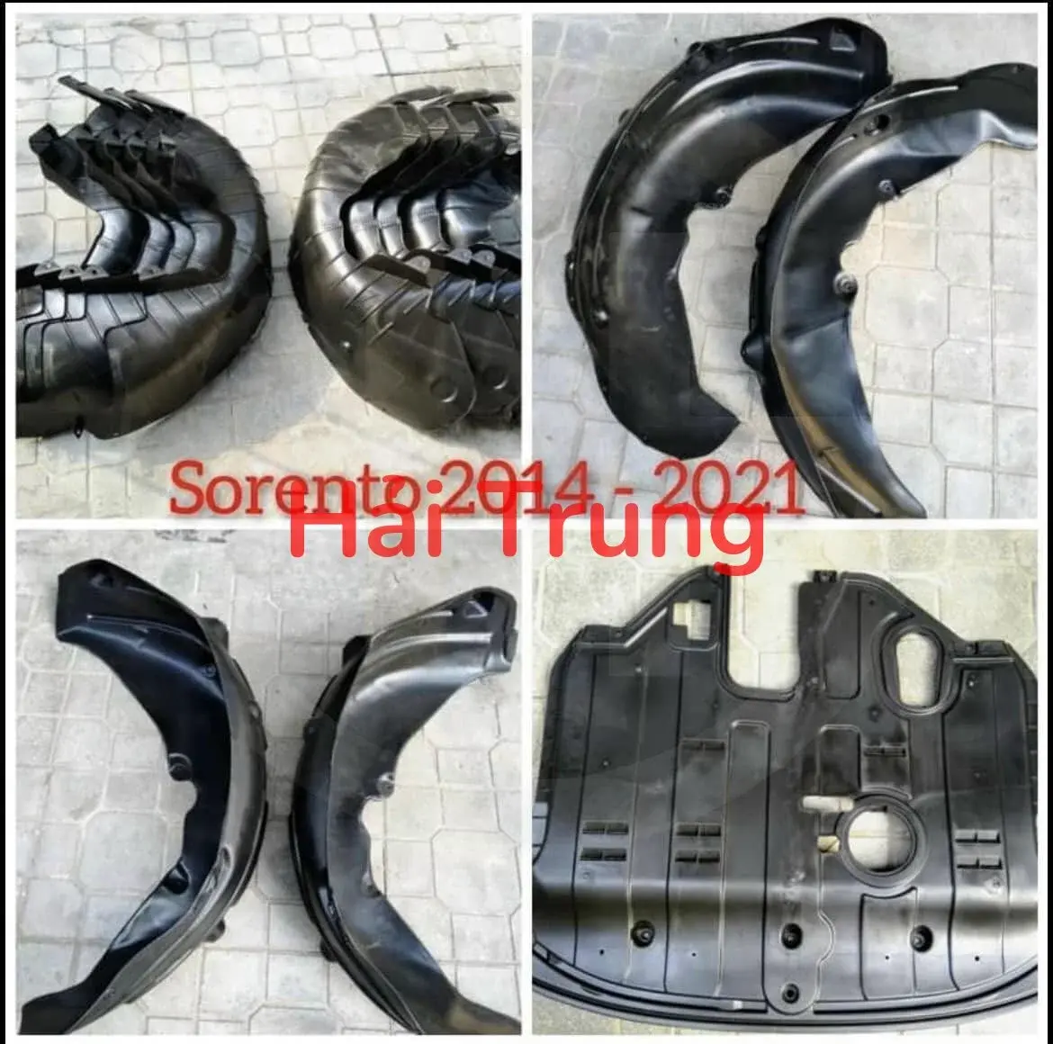Chắn bùn gầm máy, chắn bùn lòng dè nhựa Kia Sorento 2014-2020
