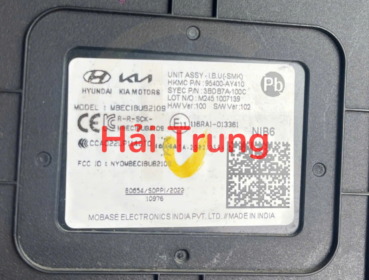 95400AY410 Hộp điều khiển điện thân xe IBU Hyundai Accent 2024 2025 2026 Tháo Xe