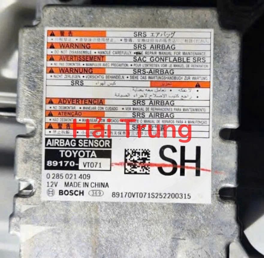 89170-VT071 Hộp điều khiển túi khí Toyota Innova 2019 2020 2021 Tháo Xe