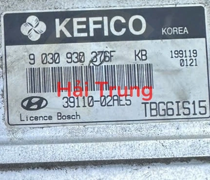 Hộp điều khiển động cơ ECU Hyundai Getz Tháo Xe 39110-02AE5 3911002AE5
