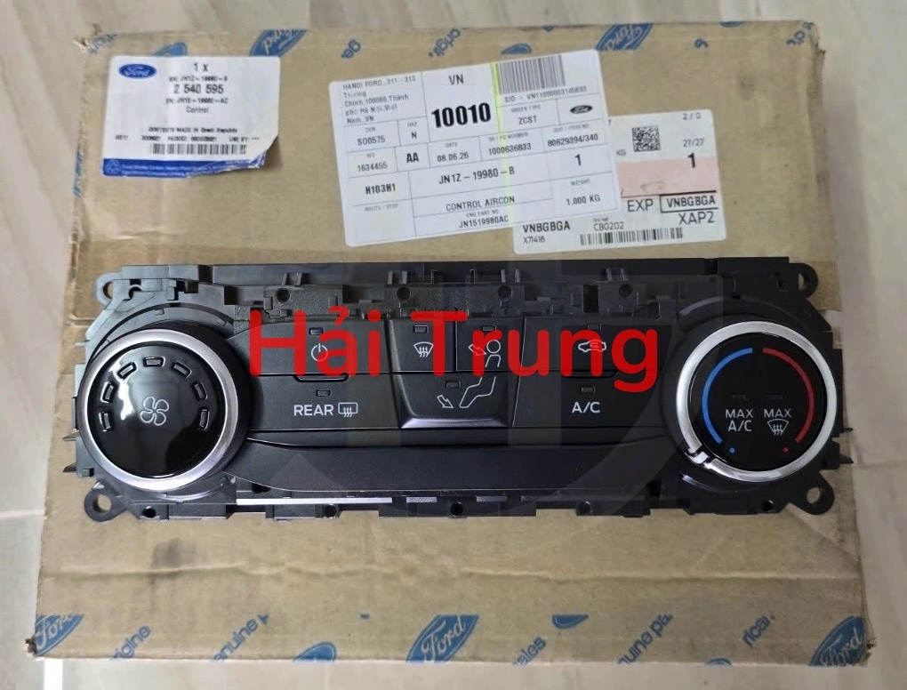 Bảng điều khiển công tắc điều hòa AC Ford EcoSport 2021-2026 JN1Z-19980-B