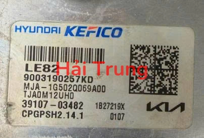 Hộp điều khiển động cơ (ECU ECM Kia Morning 2020-2025 Tháo Xe 39107-03482 3910703482