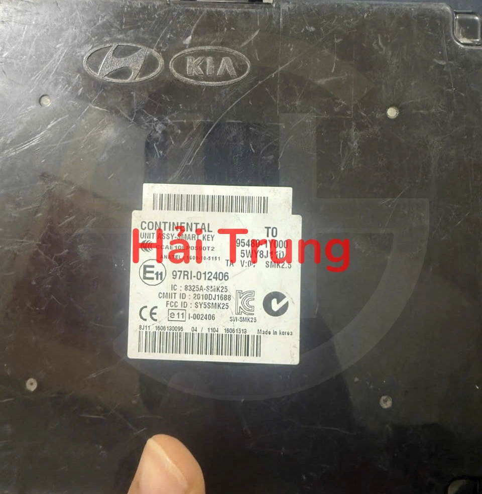 954801Y000 Hộp điều khiển khóa Smart Key Kia Morning 2011-2015 Tháo xe