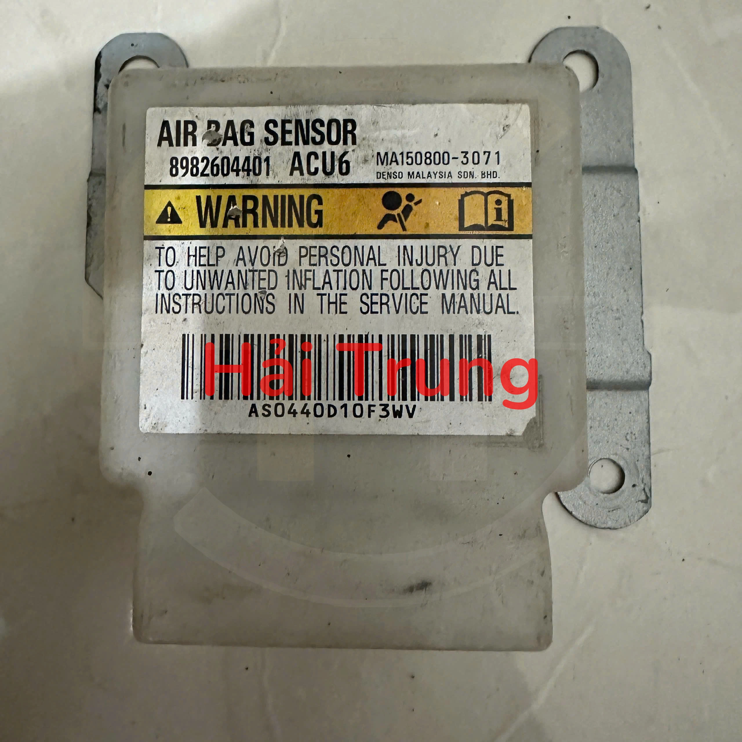 8982604401 Hộp điều khiển túi khí Isuzu Dmax 2018 Tháo xe