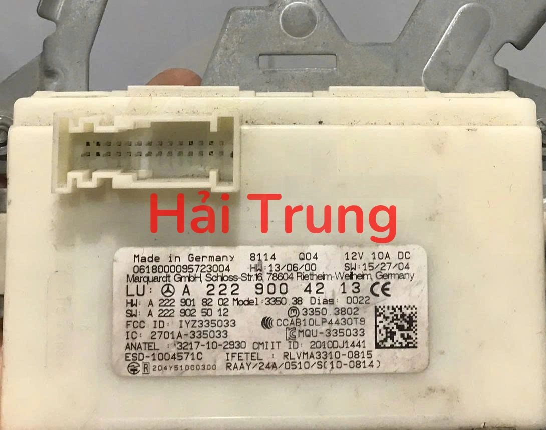 A2229004213 Hộp điều khiển không chìa Mercedes-Benz C W205 Tháo Xe