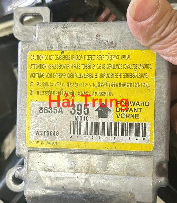8635A395 Hộp điều khiển túi khí Attrage Tháo xe