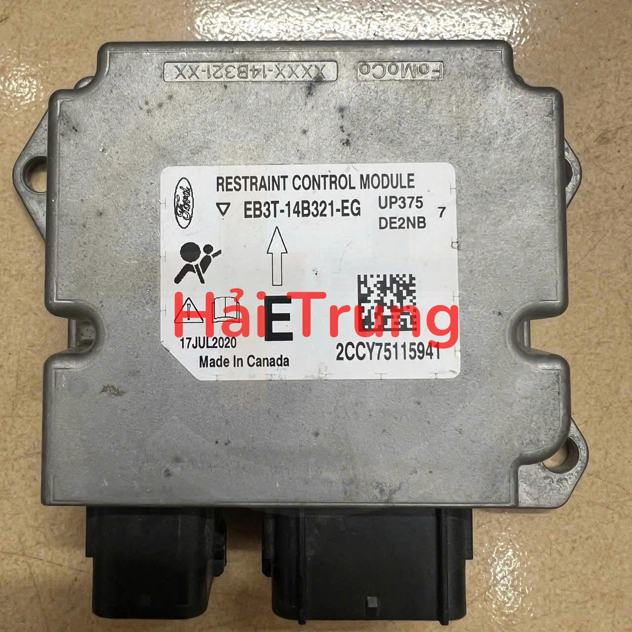 EB3T14B321EG Hộp điều khiển túi khí Ford Ranger 2016-2018 Tháo Xe