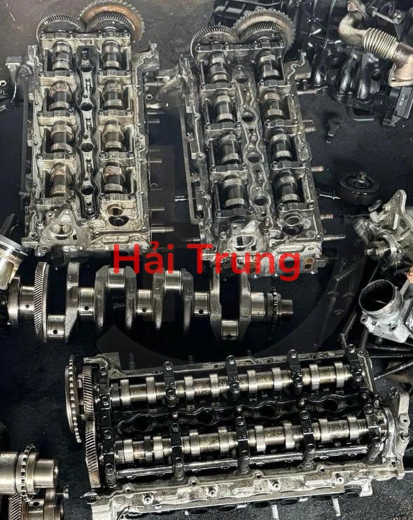 Mặt máy Hyundai Santafe 2009 2010 Tháo Xe