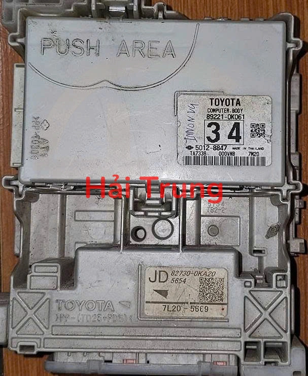 Hộp cầu trì Toyota Innova Tháo Xe 89221-0K061 82730-0KA20 892210K061 827300KA20