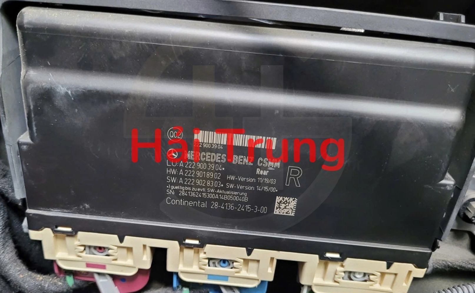 Hộp điều khiển ghế sau phụ Mercedes S500 W222 Tháo Xe A2229003904