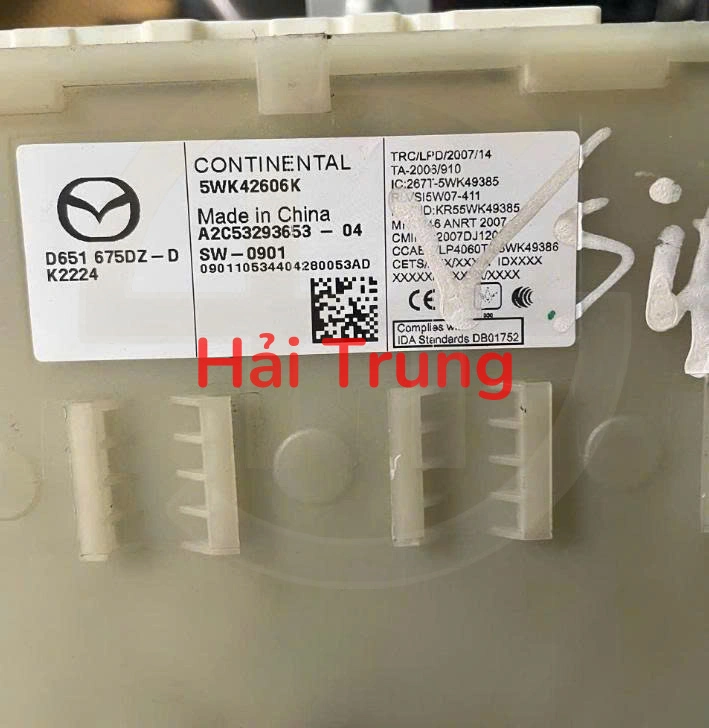 D651675DZD Hộp chìa khóa Mazda 2 Tháo Xe