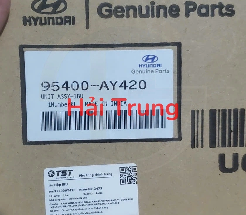 Hộp IBU Hyundai Accent 2024 2025 2026 95400AY420