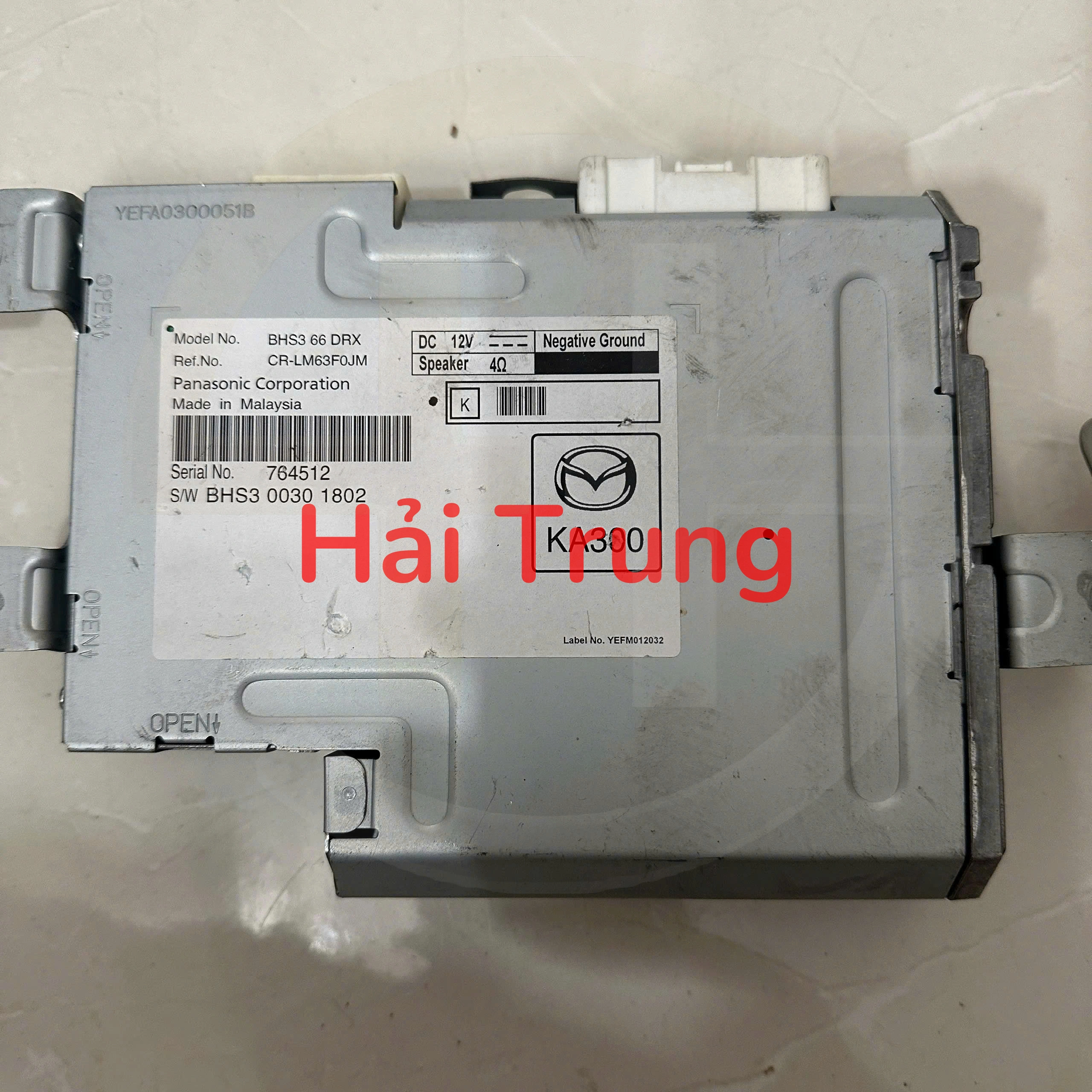 BHS366DRX Hộp khuếch đại âm thanh Mazda 3, 6 2014 -2018 Tháo Xe