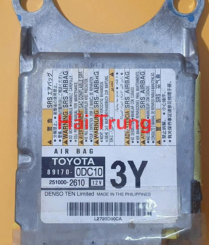 Hộp điều khiển túi khí Toyota Vios Tháo xe 891700DC10