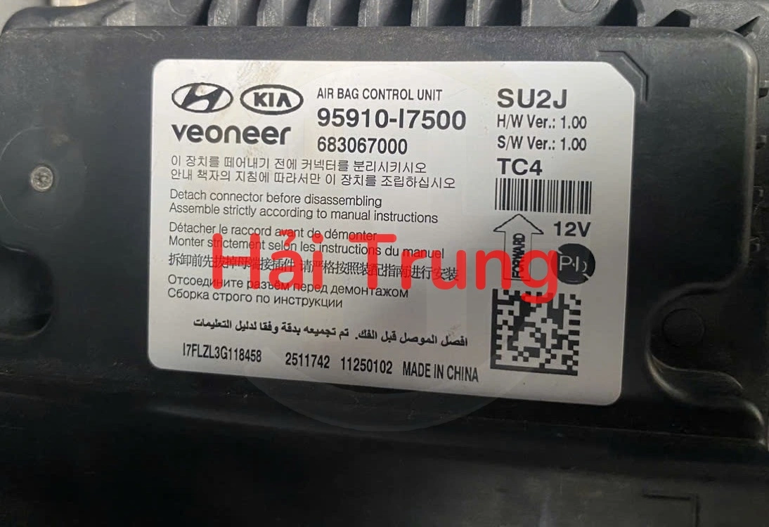 Hộp điều khiển túi khí Hyundai Creta 2025-2027 Tháo Xe 95910-I7500