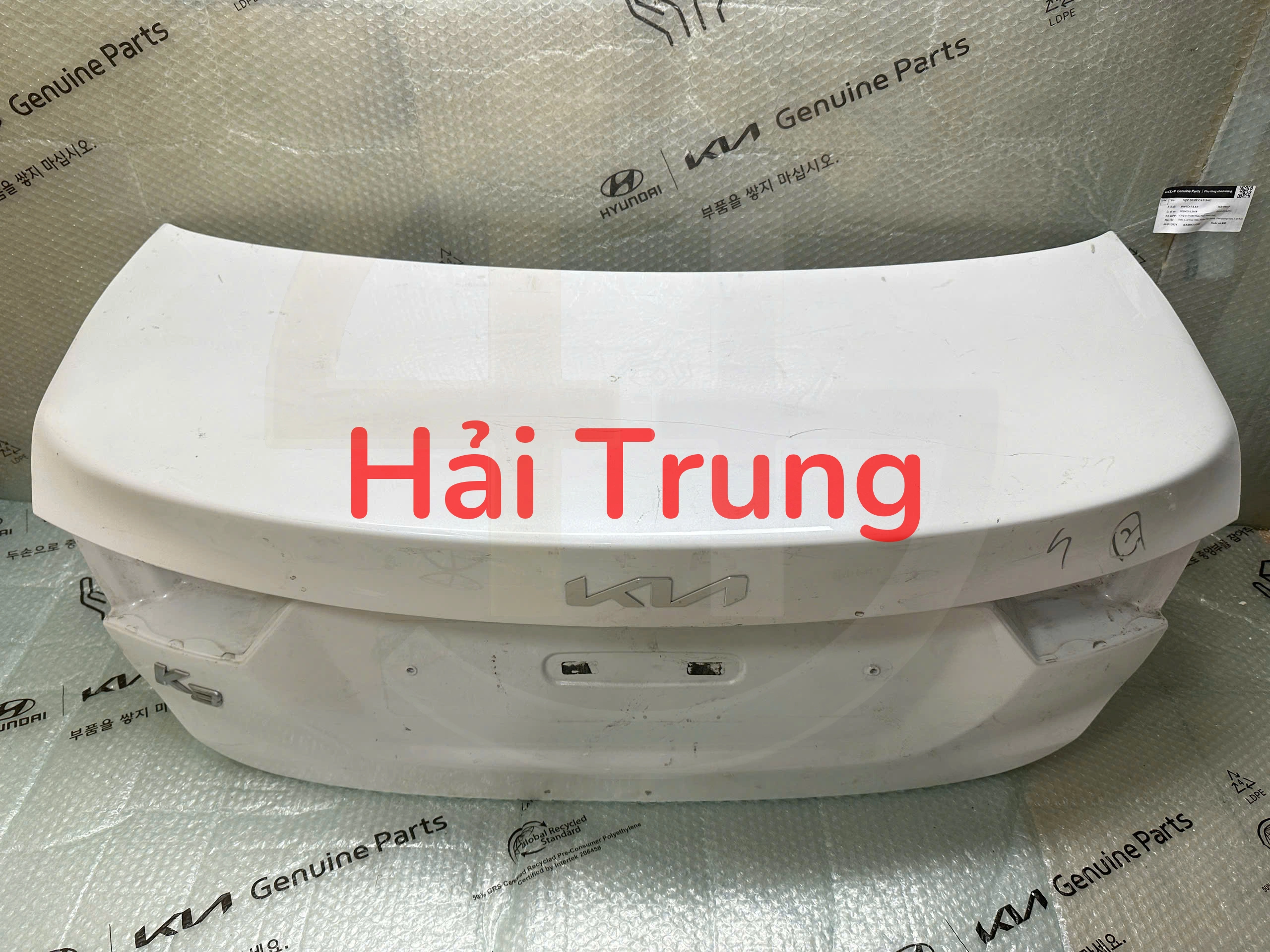 Nắp cốp sau Kia K3 2022 Tháo xe Zin keo chỉ