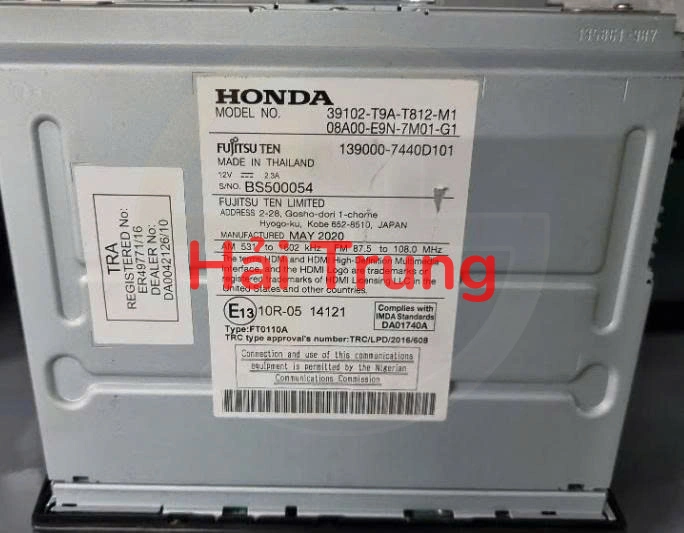 Màn hình Honda City Top 2019 Tháo Xe 39102-T9A-T812-M1 39102T9AT812M1