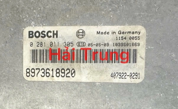 Hộp điều khiển động cơ ECU Isuzu Dmax 2006 Tháo Xe 8973618920