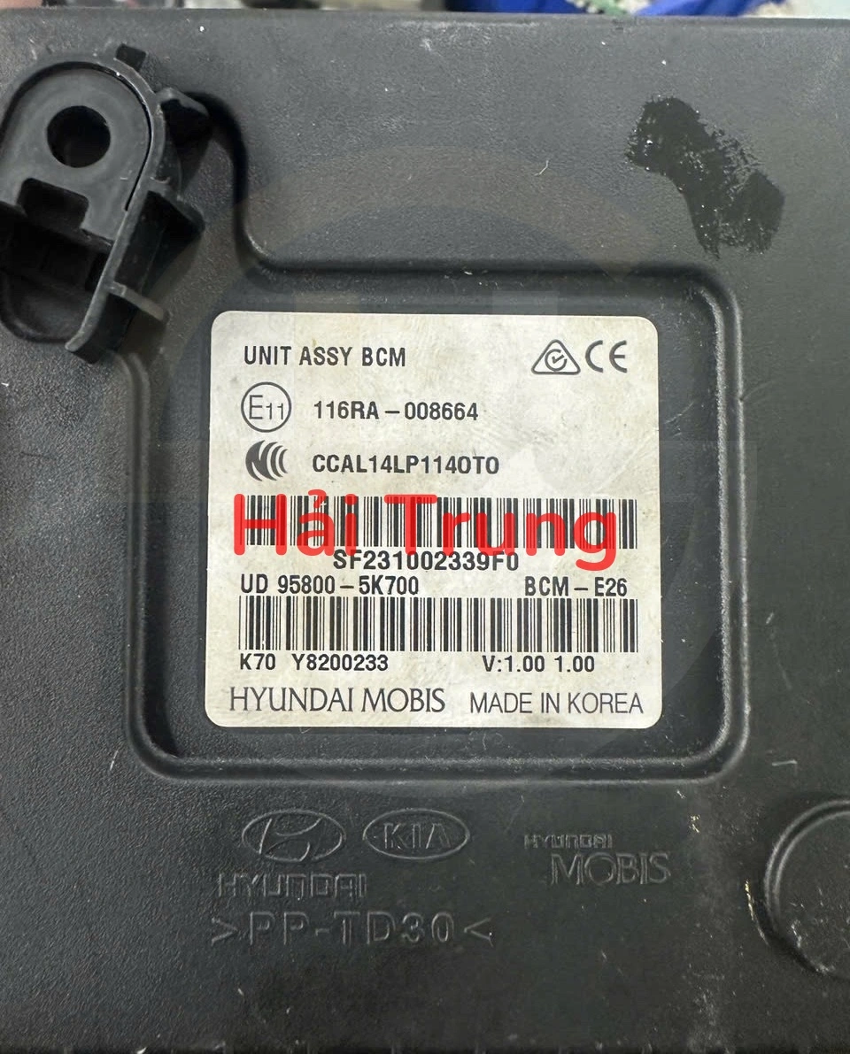 Hộp điều khiển điện Hyundai HD65 HD72 Tháo Xe958005K700