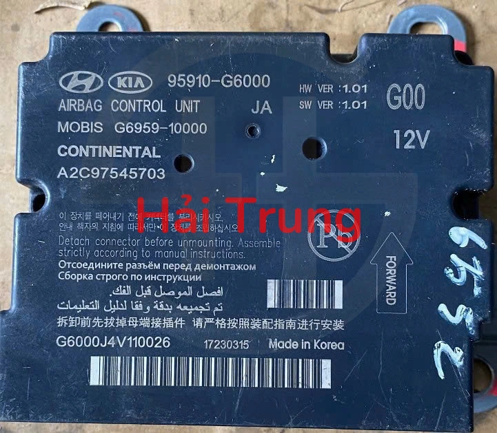 95910G6000 Tháo xe Hộp điều khiển túi khí Kia Morning Picanto 2022