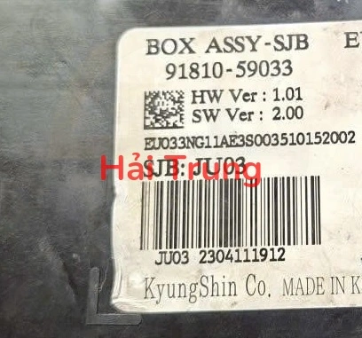 Hộp cầu trì Hyundai Solati Tháo Xe 91810-59033