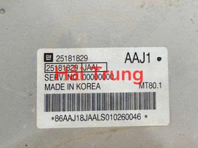 Hộp điều khiển động cơ Hộp đen ECU Lacetti Cruze Tháo Xe 25181829