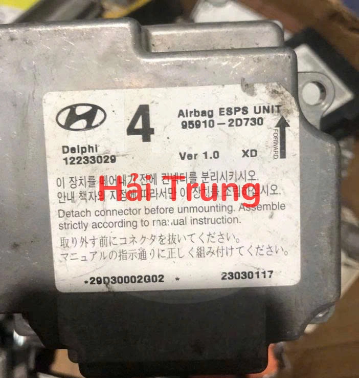 959102D730 Hộp điều khiển túi khí Hyundai Avante, Elantra, I30 Tháo Xe