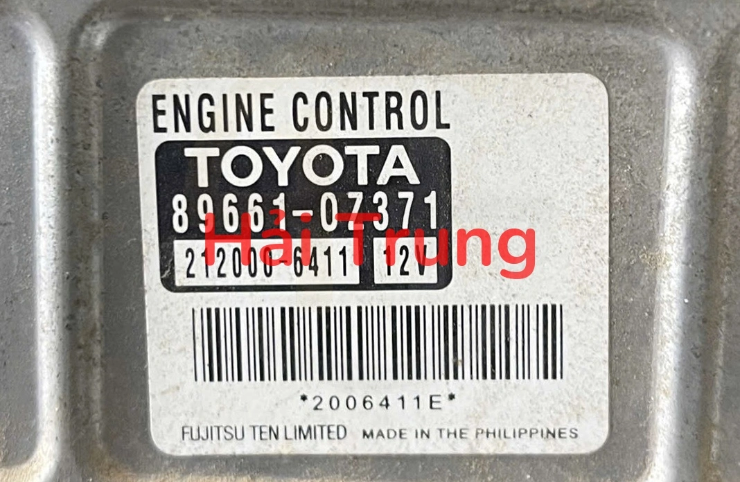 Hộp điều khiển động cơ Hộp đen ECU Toyota Altis 1.8 Tháo Xe 89661-0Z371