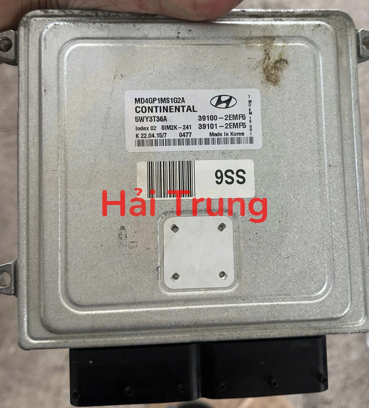 Hộp điều khiển động cơ Hộp đen ECU Hyundai Elantra 2015 Tháo Xe 39100-2EMF5