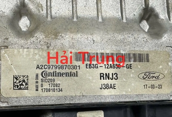 Hộp điều khiển động cơ ECU Ford Ranger 2015-2018 Tháo Xe EB3G-12A650-GE EB3G12A650GE