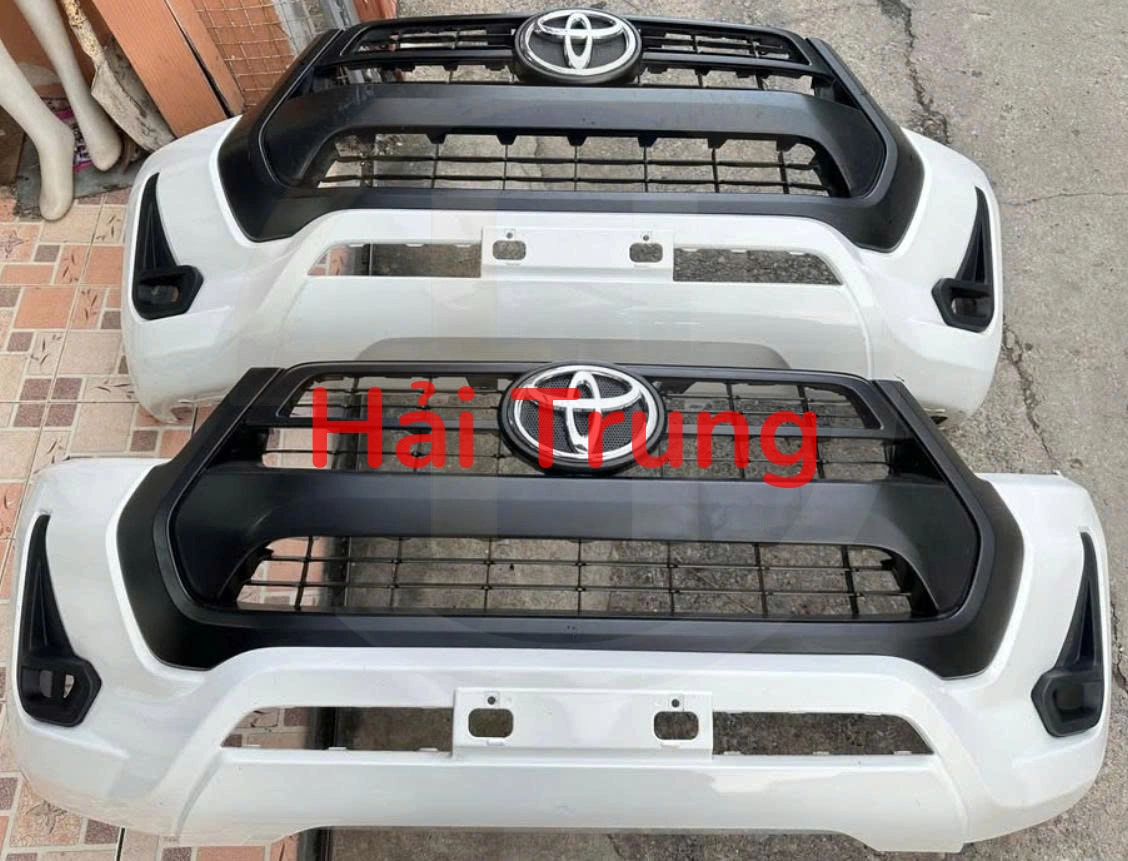 Cản trước Toyota Hilux 2020 2021 màu Trắng Tháo Xe  
