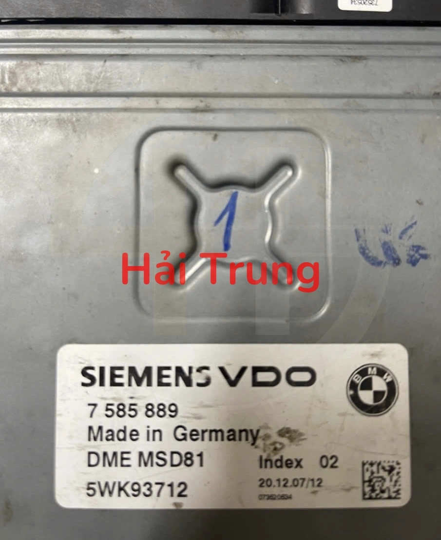 Hộp điều khiển động cơ ECU BMW X6 3.0 Tháo Xe 7585889