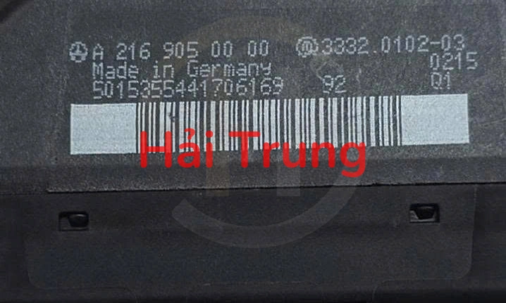 Công tắc đánh lửa EZS Mercedes S-Class W221 Tháo Xe A2169050000
