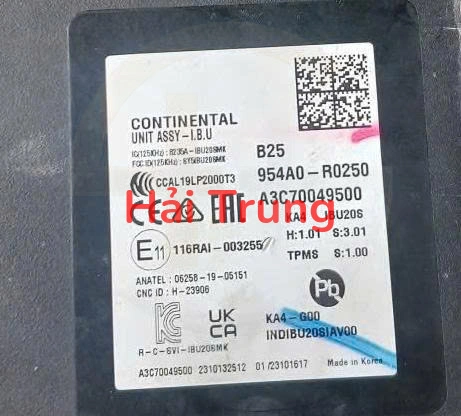 Hộp IBU Kia Carnival 2024 2025 2026 Tháo Xe 954A0-R0250 954A0R0250