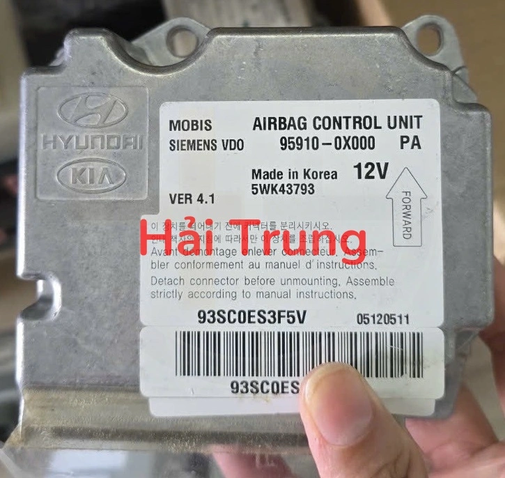 Hộp điều khiển túi khí Hyundai I10 2007-2013 Tháo Xe 959100X000