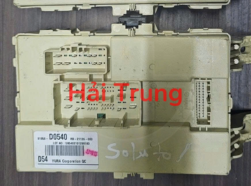 91950D0540 Hộp cầu trì trong xe Kia Soluto Tháo xe